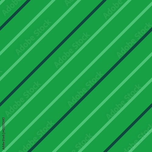 Green stripes seamless pattern. Basic backdrop, can be used for textile texture, background, tile print, wallpaper etc. Stock vector illustration in simple style.