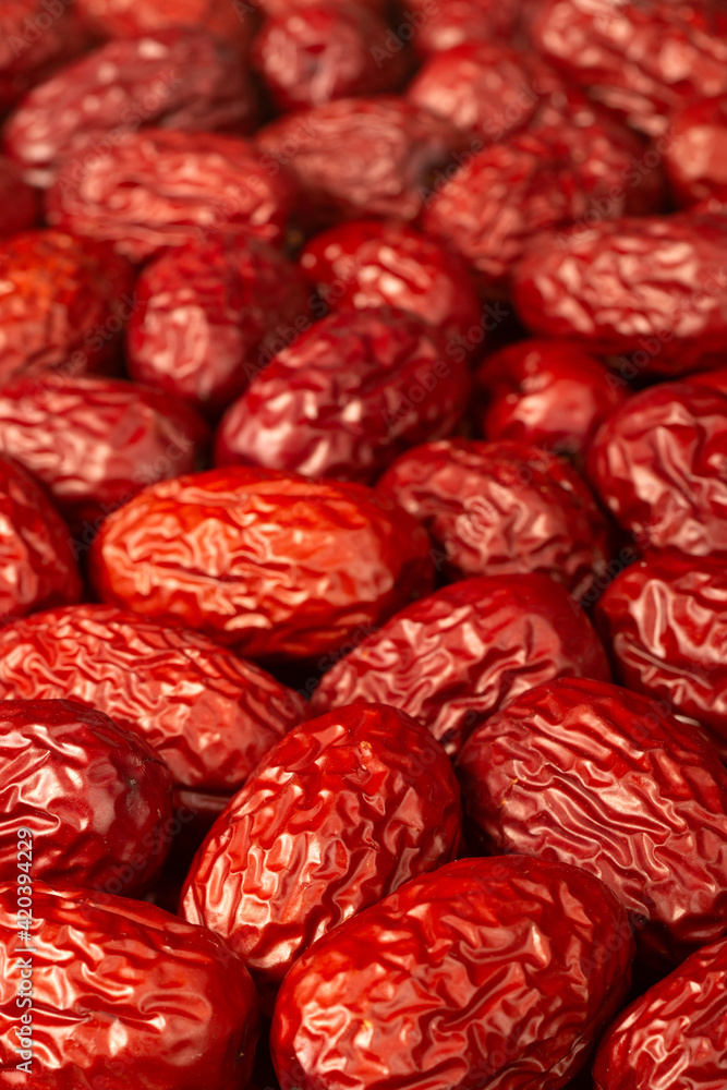 food background of dried chinese dates, wall paper food background of dried chinese dates, wall paper