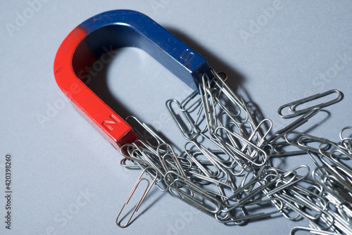 Foto Horseshoe magnet view