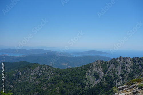 Aerial view from Monte Capanne mountain © alarico73