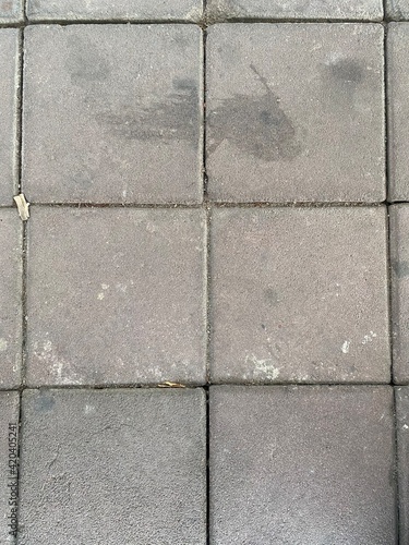 tiled floor in black and gray background