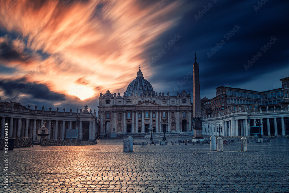 St. Peter's Square, Italy, Rome, VAtican