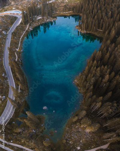 Landscape dolomites alps italy nature 