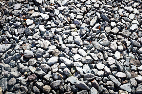 Gray smooth stones for the background. Texture