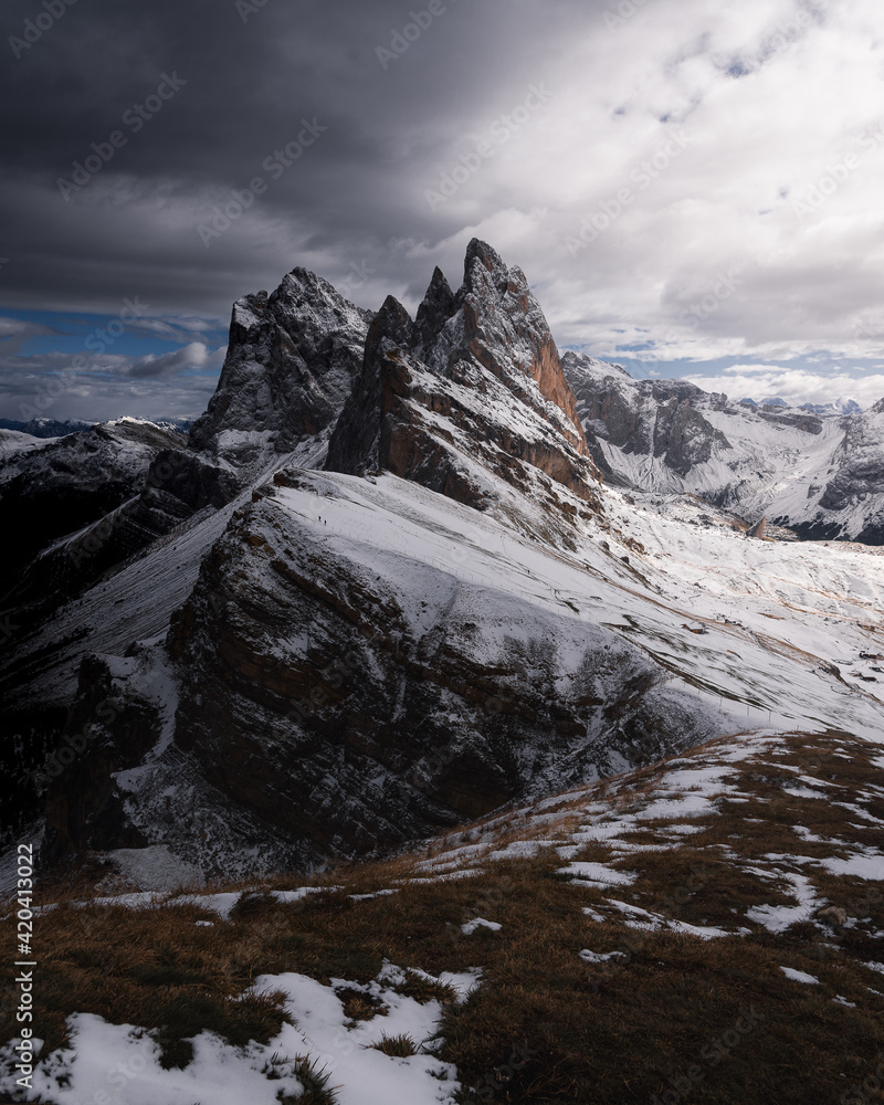 Obraz premium Landscape dolomites alps italy nature 