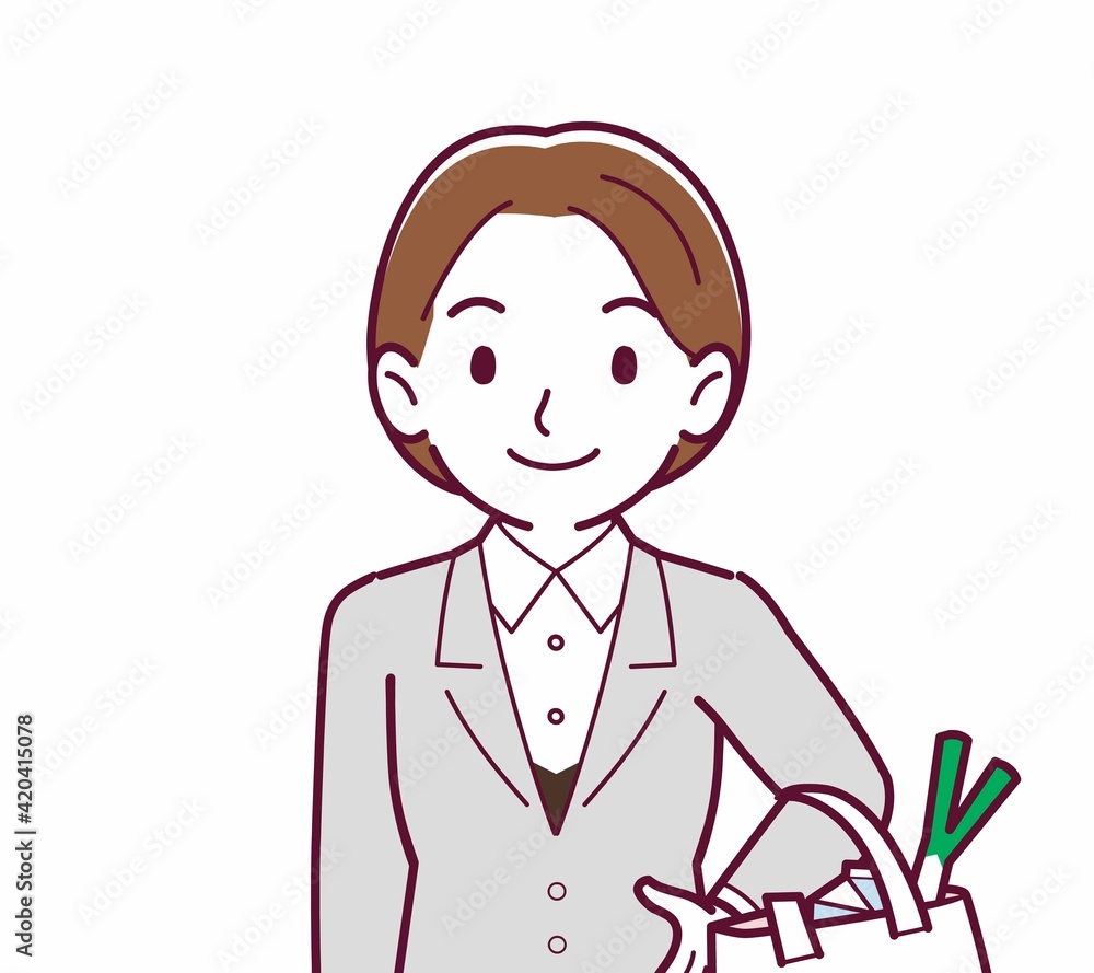 新人の会社員の女性 新人の会社員の女性