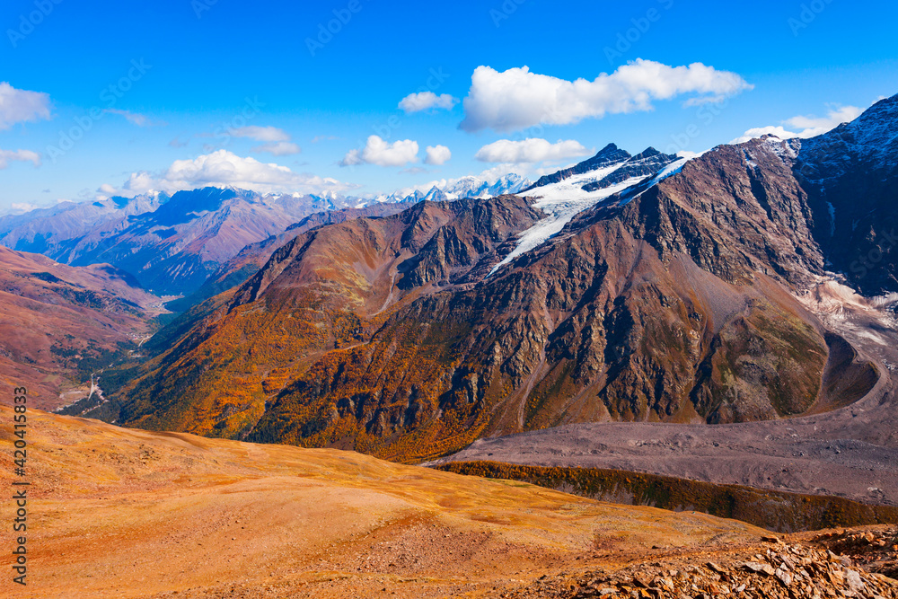 Mountains in Mount Elbrus region, Russia