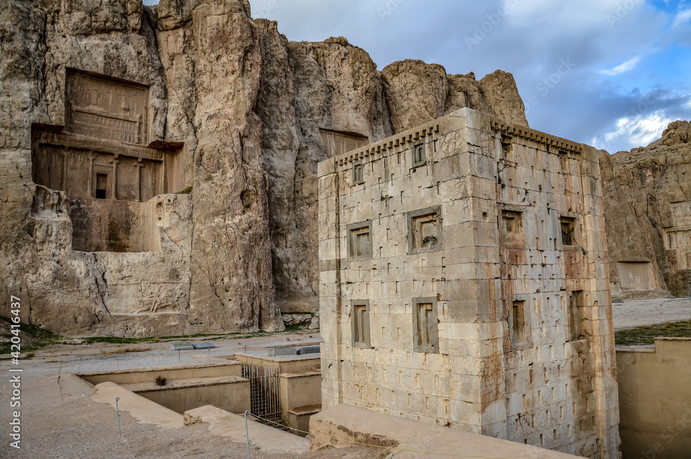 The Cube of Zoroaster, a mysterious structure at Naqsh-e Rostam ancient necropolis near Persepolis in Iran