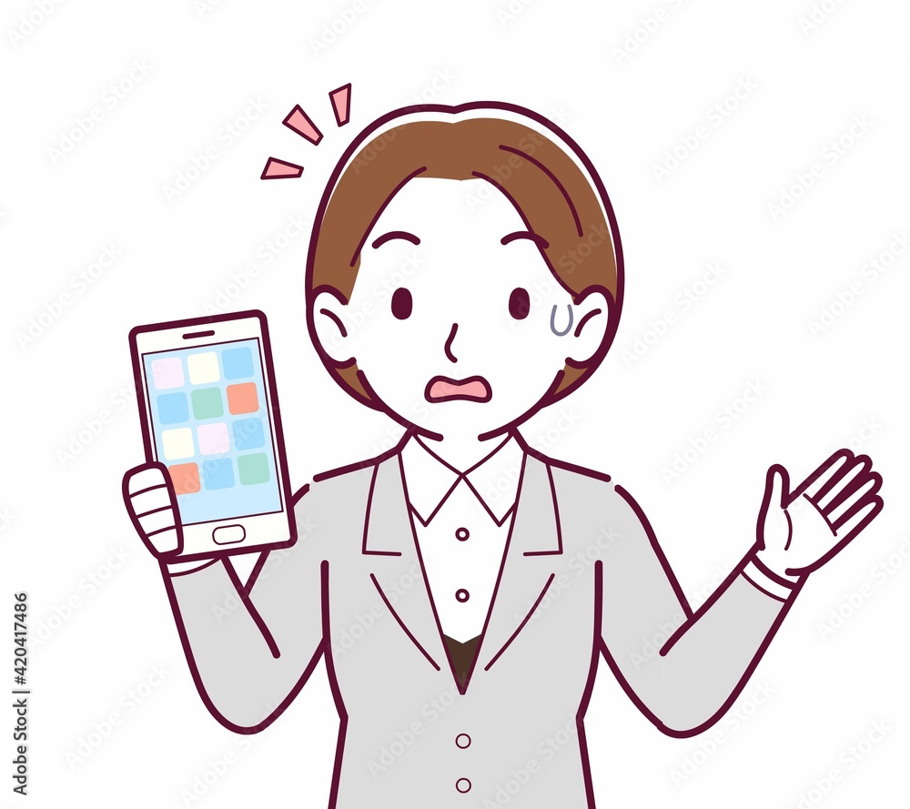 新人の会社員の女性 新人の会社員の女性