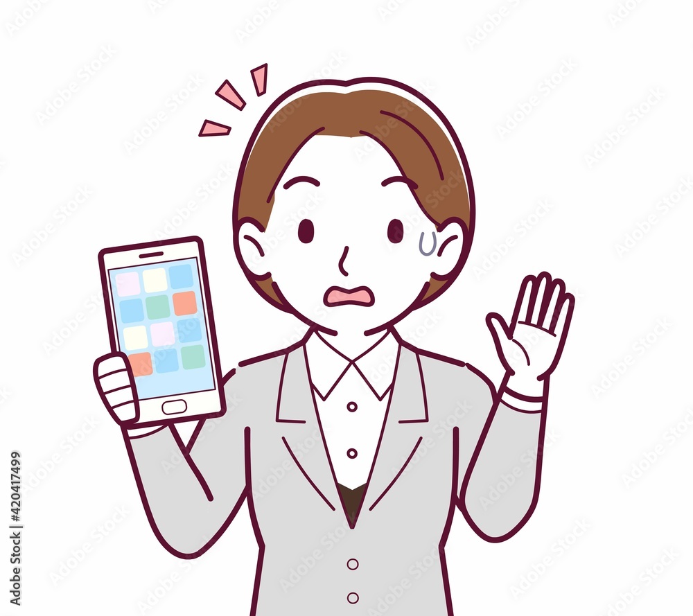 新人の会社員の女性 新人の会社員の女性
