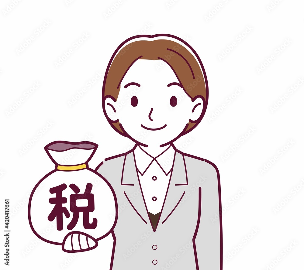 新人の会社員の女性 新人の会社員の女性