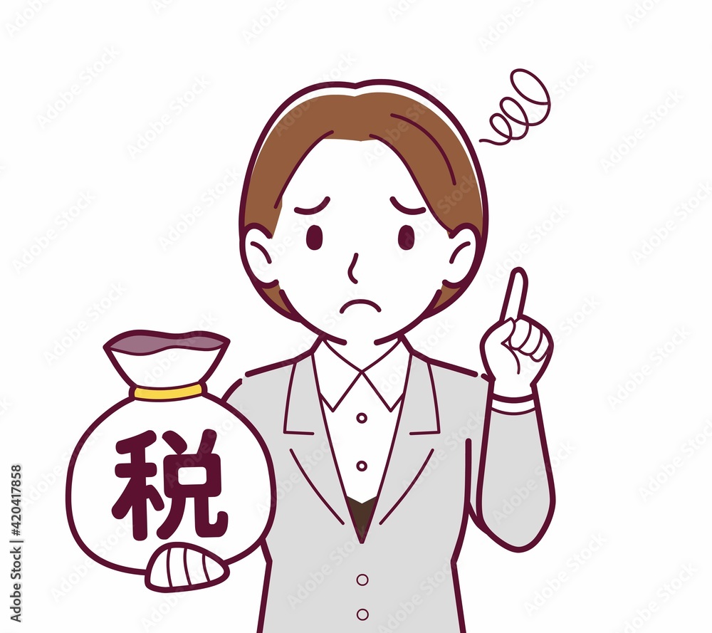 新人の会社員の女性