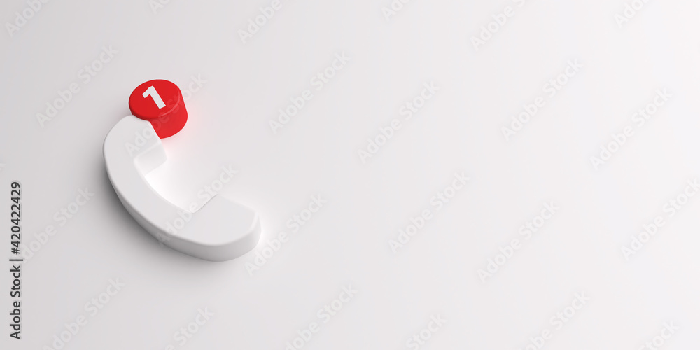 abstract contact icon symbol in front of background - 3D Illustration abstract contact icon symbol in front of background - 3D Illustration