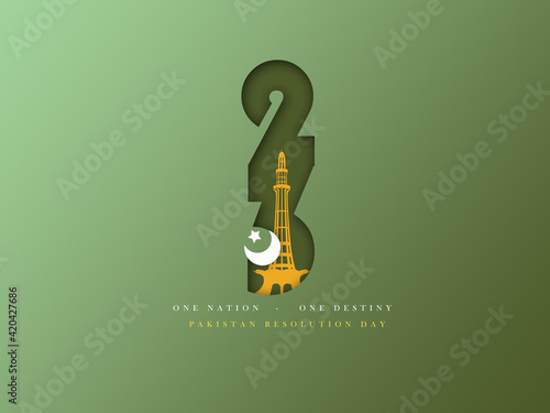 23rd March Pakistan Resolution Day