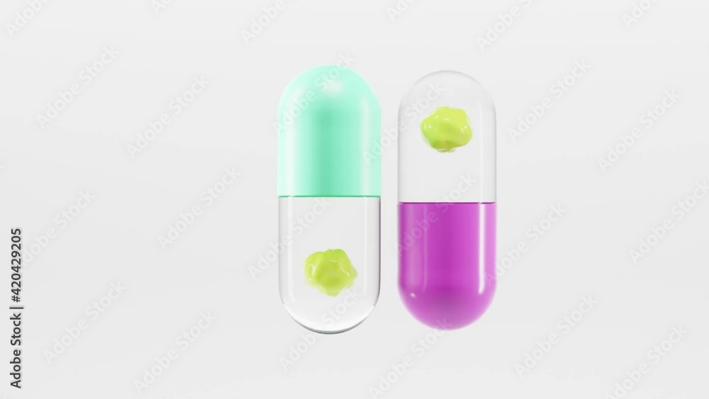 Transparent colored capsules with gel filler, covid-19 vaccine or dope. Oval medicine pills, 3d pharmaceutical treatments, antibiotics, vitamins and painkillers, health supplement. Closed clear drugs. Transparent colored capsules with gel filler, covid-19 vaccine or dope. Oval medicine pills, 3d pharmaceutical treatments, antibiotics, vitamins and painkillers, health supplement. Closed clear drugs.