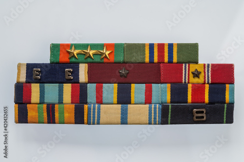 US Military Medals Ribbon