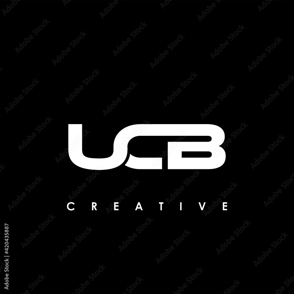 UCB Letter Initial Logo Design Template Vector Illustration UCB Letter Initial Logo Design Template Vector Illustration