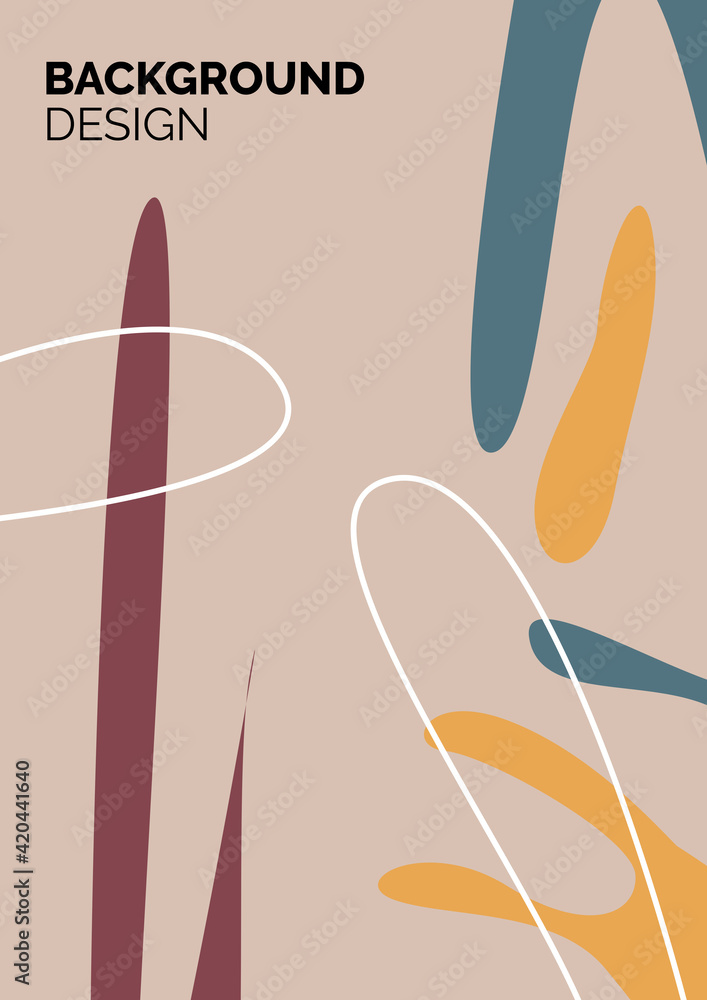 Social media stories and post creative Vector set. Background template with copy space for text and images design by abstract colored shapes, line arts , Tropical leaves warm color of the earth tone Social media stories and post creative Vector set. Background template with copy space for text and images design by abstract colored shapes, line arts , Tropical leaves warm color of the earth tone