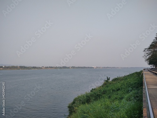 On the banks of the Mekong River