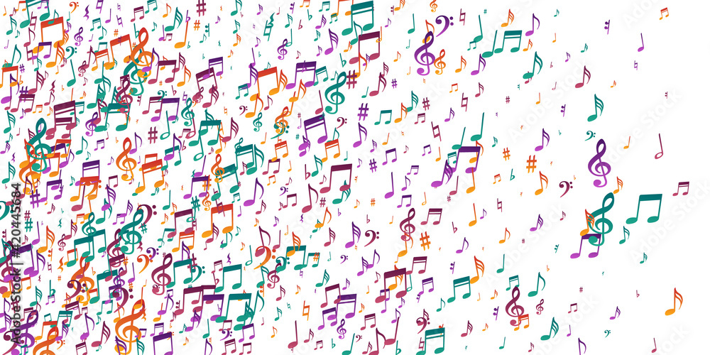 Musical note icons vector design. Sound Musical note icons vector design. Sound