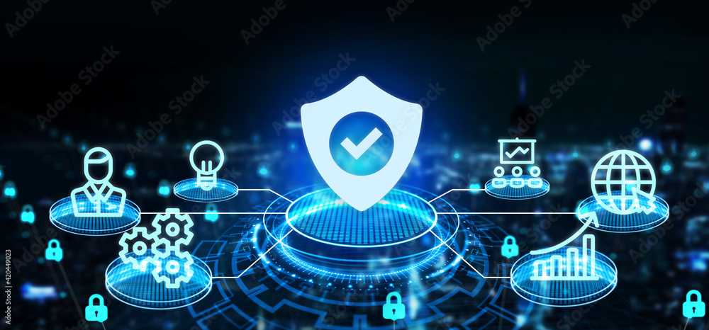 Cyber security data protection business technology privacy concept. Cyber security data protection business technology privacy concept.