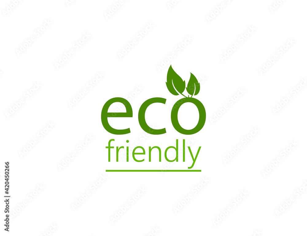 Eco icon. Eco friendly sign. Vector illustration. Eco icon. Eco friendly sign. Vector illustration.