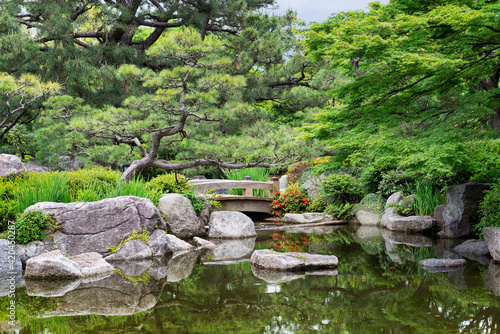 beautiful calm japanese garden