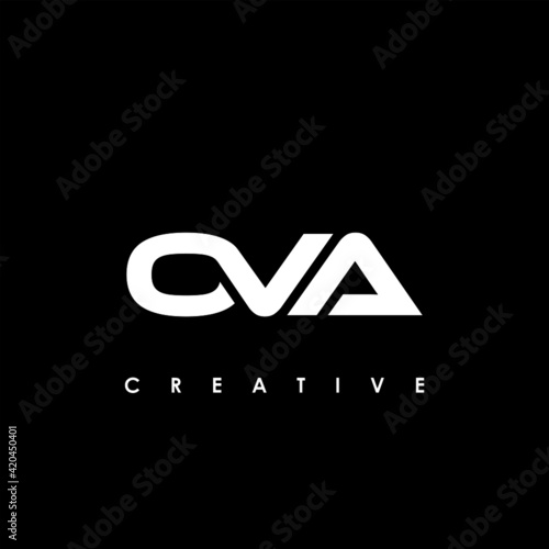 OVA Letter Initial Logo Design Template Vector Illustration