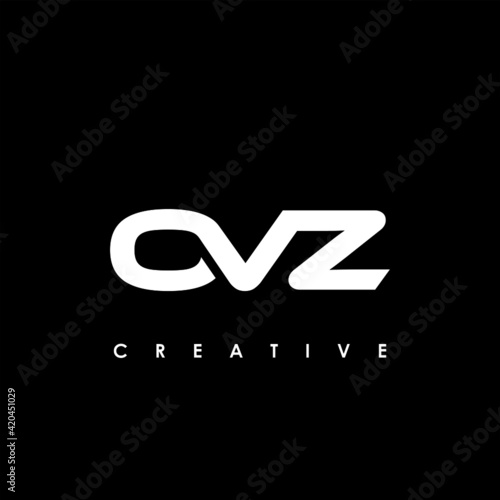 OVZ Letter Initial Logo Design Template Vector Illustration