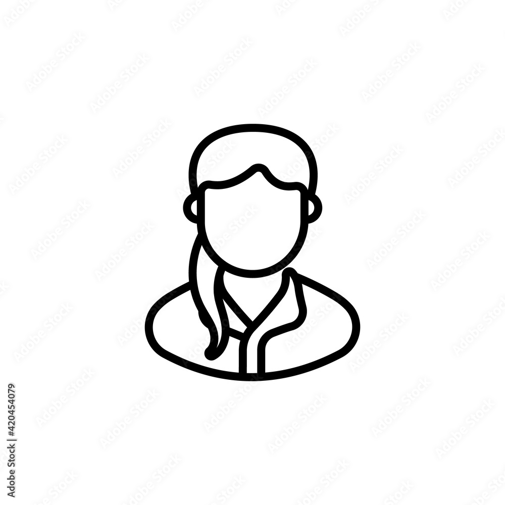 Lawyer icon in vector. Logotype