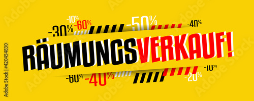 Räumungsverkauf