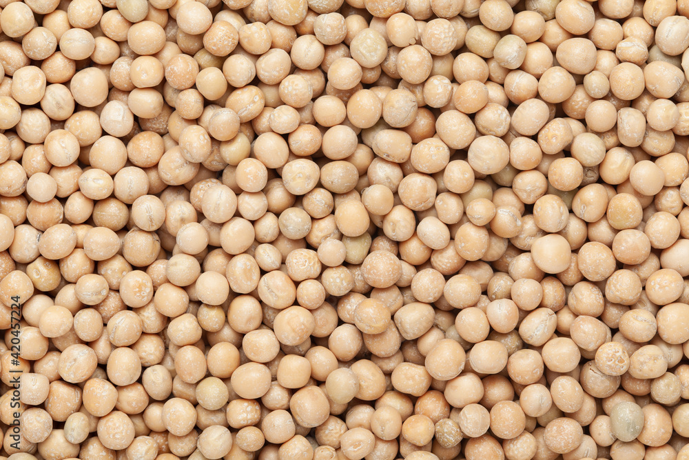 Close up of Organic dry peas whole (Pisum sativum) or matar dal Full-Frame Background. Top View Close up of Organic dry peas whole (Pisum sativum) or matar dal Full-Frame Background. Top View