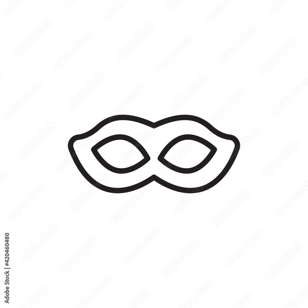 Eyes Props Mask icon in vector. Logotype