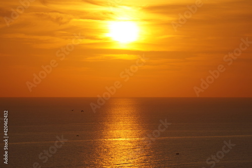 sunset over the sea © irbismarengo