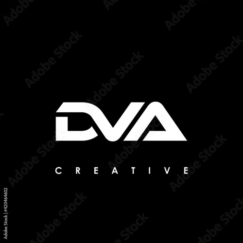 DVA Letter Initial Logo Design Template Vector Illustration