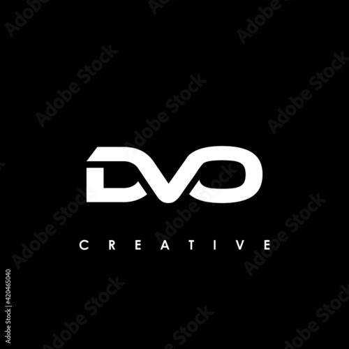 DVO Letter Initial Logo Design Template Vector Illustration