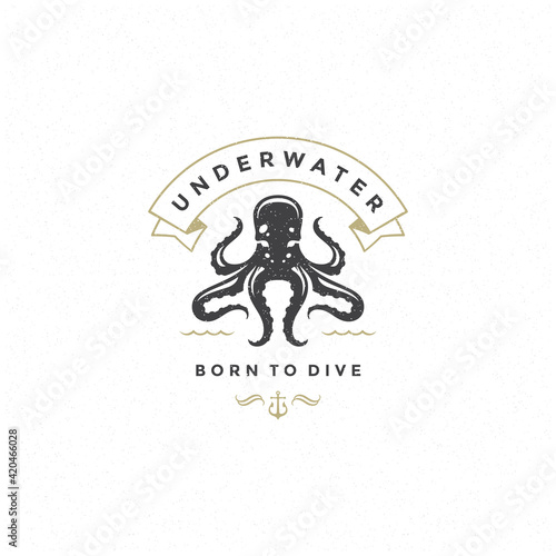 Summer holidays label or badge typography slogan design