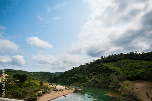 Tropical Phong Nha Vietnam landscape