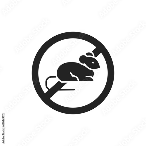 No pests color line icon. Pictogram for web page, mobile app, promo.