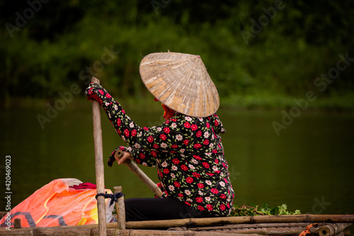 Van Long in Tam Coc Vietnam photo