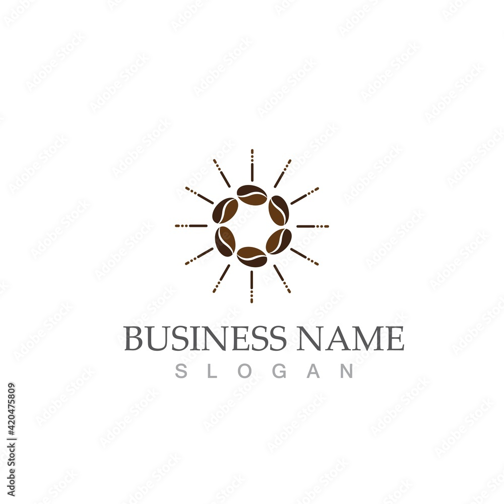 coffee bean icon vector coffee bean icon vector