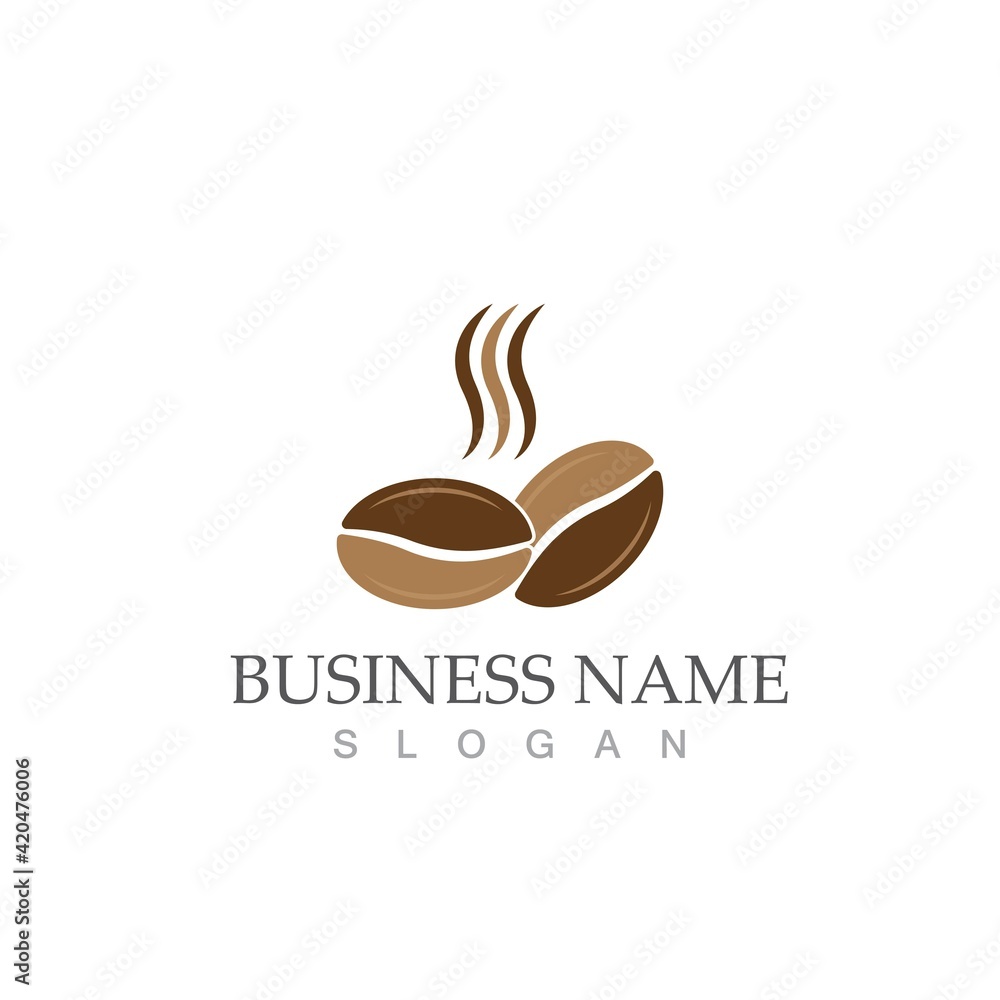 coffee bean icon vector coffee bean icon vector