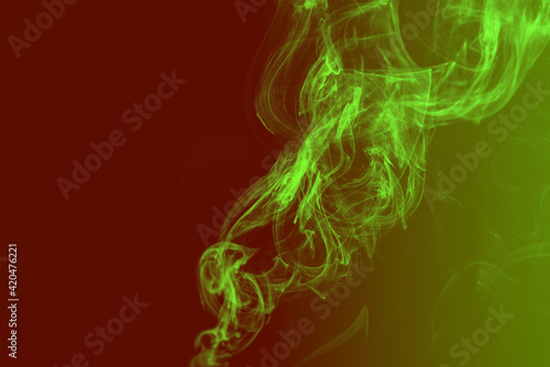 Abstract multi coloured smoke as background.