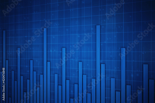 2d rendering Stock market online business concept. business Graph   © deepagopi2011