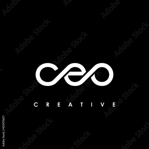 CEO Letter Initial Logo Design Template Vector Illustration