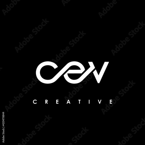 CEV Letter Initial Logo Design Template Vector Illustration