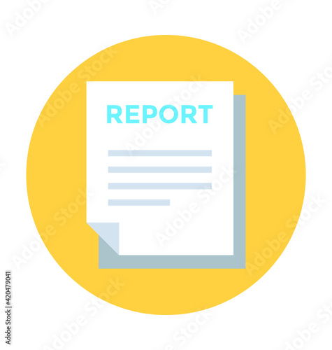 Report Vector Icon © Vectors Market