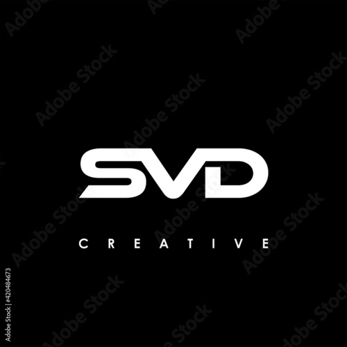 SVD Letter Initial Logo Design Template Vector Illustration photo