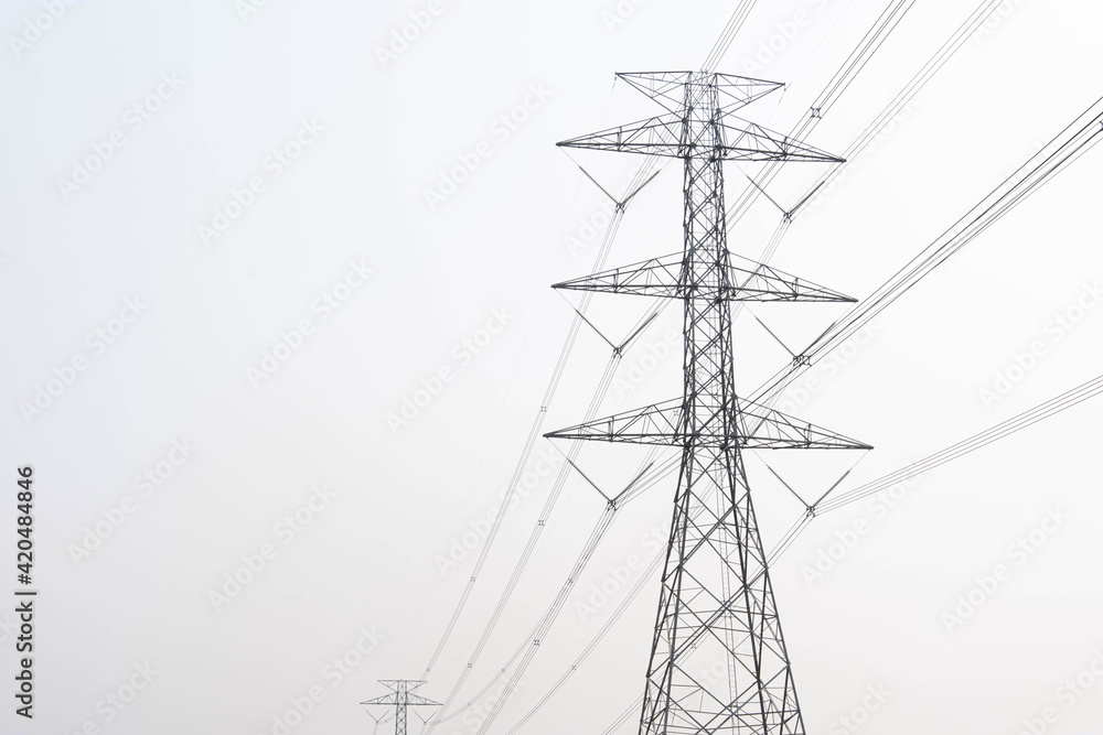 Tall RAM towers with white sky Tall RAM towers with white sky