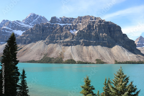 Alberta, Canada Lake Moraine landscape